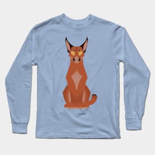 Minimalist Caracal Long Sleeve T-Shirt